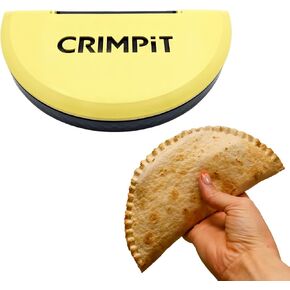 CRIMPiT Large Tortilla Sealer - For 10-12" Flour Tortillas | Make Sealed Tacos, Quesadillas, Burritos & More | Mess-Free Meals in Seconds | BPA-Free, Dishwasher Safe | Made in UK & USA in Saudi Arabia