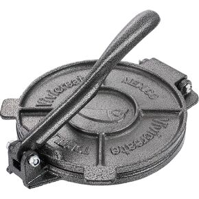 Vivicreate Tortilla Press 7.5 Inch Cast Iron Tortilla Maker Heavy Duty Tortilla Press Maker for Corn Tortillas Street Tacos Roti Chapati Dumpling Wrappers Empanadas Black in Saudi Arabia