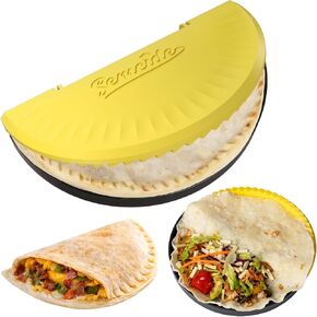 Tortilla Crimper, Tortilla Sealer, 10-12"IN Flour Tortilla Press | BPA-Free, Dishwasher Safe, Heavy Duty Taco, Quesadilla & Empanada Maker, Tortilla Wrap Sealer, Cutter for Burritos & Sandwiches in Saudi Arabia