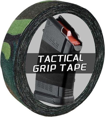 Tactical Tapes, 1 Inch x 27.34 Yards Goon Grip Tapes, Multipurpose Wrap Tape for Guns, Handgun, Rifle, Hockey, Lacrosse, Baseball, Softball Bats, Sport Handle, Gardening Tools in Saudi Arabia