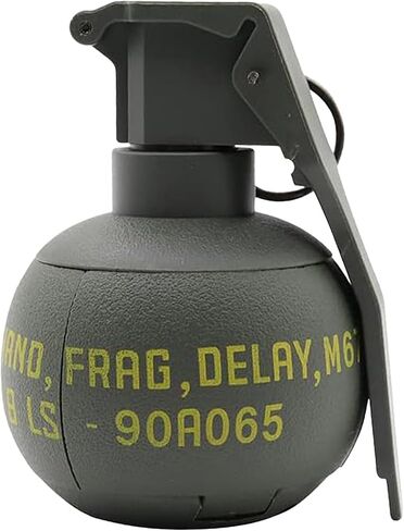 M67 Tactical Grenade Airsoft Grenade Toys Plastic CS Battle Game Toy Hand Grenades Pull Ring Toys Role Play Model Prop for Age 14+ (Green) in Saudi Arabia