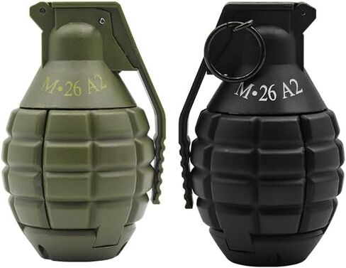 Zhongren CS Hand Grenades Toys Model Toy Spring Powered Impact for Battle Games Tactcial Airsoft Paintball | Dummy Grenade, Spring Powered Impact Game, Outdoor Sport, Age 14+, Military Fan, Movie props, Decoration, Halloween, Cosplay in Saudi Arabia