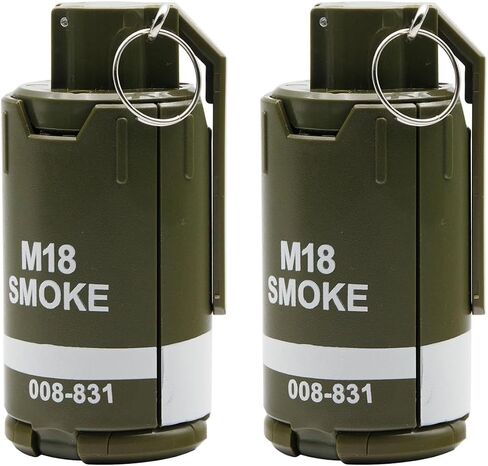 M18 Hand Grenades Dummy CS Plastic Grenade Model Battle Games Tactcial Airsoft Paintball Cosplay Role Play Movie Prop for Age 15+ in Saudi Arabia