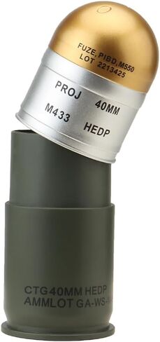 Airsoft M433 HEDP 40mm Dummy Grenades (Pack of 3) in Saudi Arabia