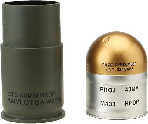 Airsoft M433 HEDP 40mm Dummy Grenades (Pack of 3) in Saudi Arabia
