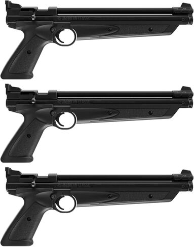 Crosman P1377 American Classic Variable-Pump .177-Caliber Pellet Air Pistol,Black in Saudi Arabia