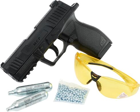 Umarex MCP .177 Caliber BB Gun Air Pistol Kit - Includes BBS, CO2 Cartridges, and Safety Glasses in Saudi Arabia