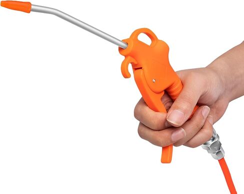Air Blow Gun Angled Bent Nozzle Pistol Grip (Orange) in Saudi Arabia
