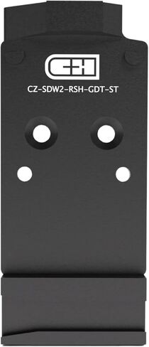 C+H Precision Red Dot Mounting Plate | Compatible with CZ Shadow 2 Optics Ready Models and Compatible with Trijicon RMR/SRO, Holosun 407C/507C/507Comp/508T | Made in the USA in Saudi Arabia