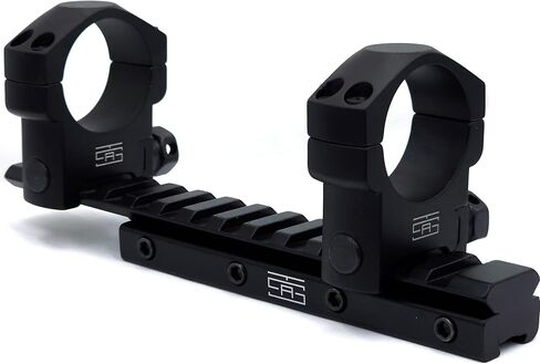 TSA® 30mm (1.18") Scope Rings – Mid Height 1" / 25.4mm – Precision CNC Aluminum – Fits Picatinny & Weaver Rails – Tactical Flashlight & Scope Mounts with Torx Screws & Wrench in Saudi Arabia