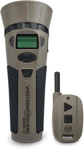 Western Rivers Walker's Mantis 75 Compact Easy-to-Use Handheld Electronic Game Call with Remote - Predator Hunting Accessory in Saudi Arabia