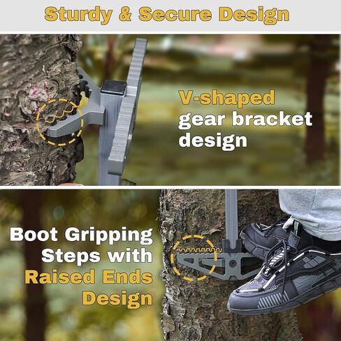 Climbing Sticks, Non-Slip Tree Step Tree Climbing Sticks for Hunting, Lightweight Aluminum Hunting Climbing Steps, Climbing Stick for Tree Stand in Saudi Arabia