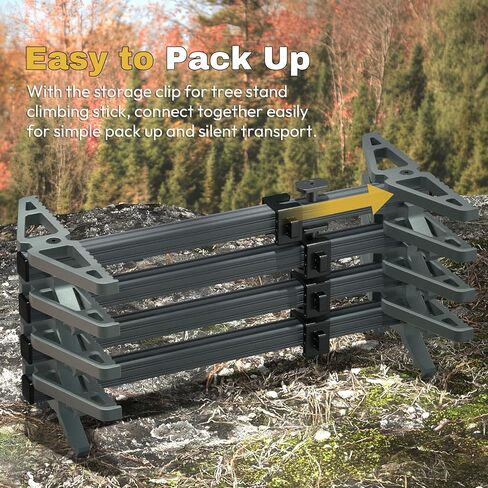 Climbing Sticks, Non-Slip Tree Step Tree Climbing Sticks for Hunting, Lightweight Aluminum Hunting Climbing Steps, Climbing Stick for Tree Stand in Saudi Arabia