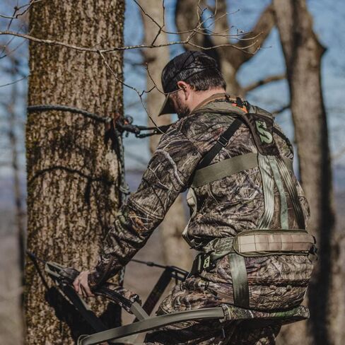 حزام أمان للرجال من Summit Treestands، مقاس كبير، أخضر، موديل: SU83082 in Kuwait