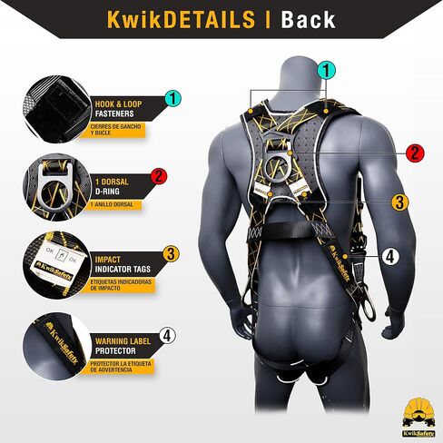 KwikSafety THUNDER DiamondBACK Safety Harness + TSUNAMI 25ft Vertical Lifeline in Saudi Arabia