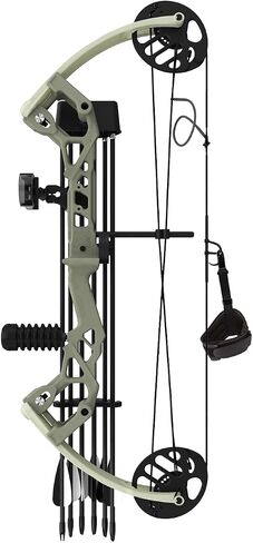 Sanlida Archery Dragon X6 Compound Bow Kit for Youth, Kids & Beginners, Bow and Arrows Set, 19"-28" Draw Length, 15-30 LBS Draw Weight, RH Only in Saudi Arabia