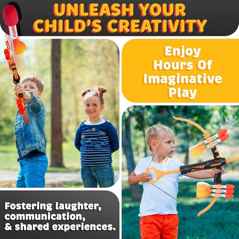 Atlasonix Bow and Arrow - Bow and Arrow for Kids | Outdoor Archery Shooting Toy for Boys and Girls Ages 4-12, Fun Outdoor Games for Boys Age 8-12 Birthday in Saudi Arabia