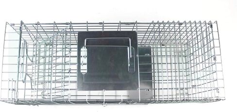 31" Humane Catch and Release Animal Trap, Large Live Animal Trap Cage Humane One-Door Solid Steel Catch and Release Rodent Cage for Raccoon, Rabbits, Stray Cats, Squirrel, Groundhogs, Opossums in Saudi Arabia