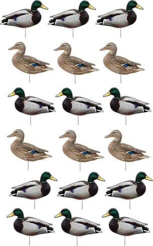 TCDesignerProducts 2D Wildlife Silhouette Decoys, Photo-Realistic Hunting Decoys for Snow Geese, Coyotes, Whitetail Bucks & Does, Mallards, Turkeys, Canadian Geese – Motion & Easy Setup in Saudi Arabia