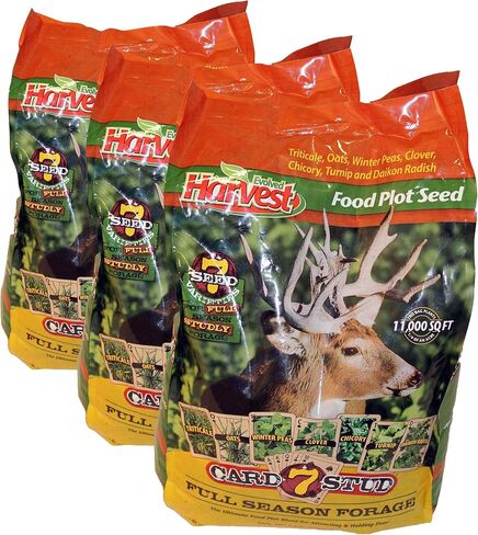 Evolved Harvest 7 Card Stud Adaptive Food Plot Seed - Full Season High-Protein & Minerals Forage for Deer in Saudi Arabia