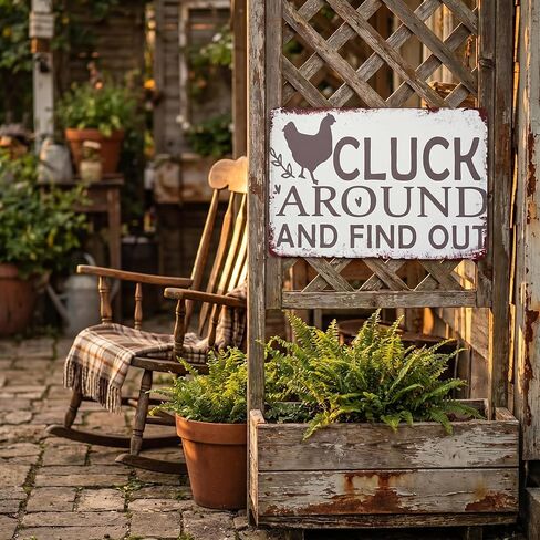 Vintage Deer Crossing Warning Sign, Orange Metal Wall Decor with Bullet Holes, Rustic Hunting Theme, Decorative Outdoor Sign in Saudi Arabia