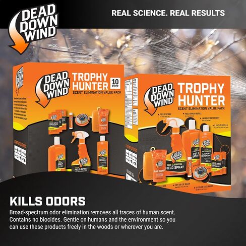 DEAD DOWN WIND Trophy Hunter Scent Eliminator, 10 Piece Kit in Saudi Arabia