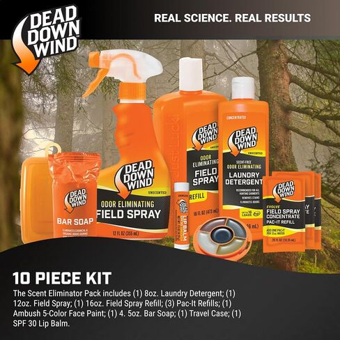 DEAD DOWN WIND Trophy Hunter Scent Eliminator, 10 Piece Kit in Saudi Arabia