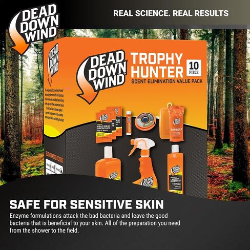 DEAD DOWN WIND Trophy Hunter Scent Eliminator, 10 Piece Kit in Saudi Arabia