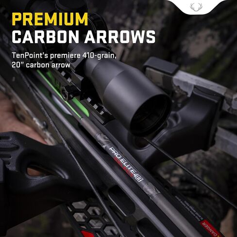 TenPoint Pro Elite 400 Select Arrow - 20-inch, Pack of 6 - Premiere Design for Increased Accuracy on Railed Crossbows | 20-inch, Pack of 6, Premiere Design for Increased Accuracy on Railed in Saudi Arabia