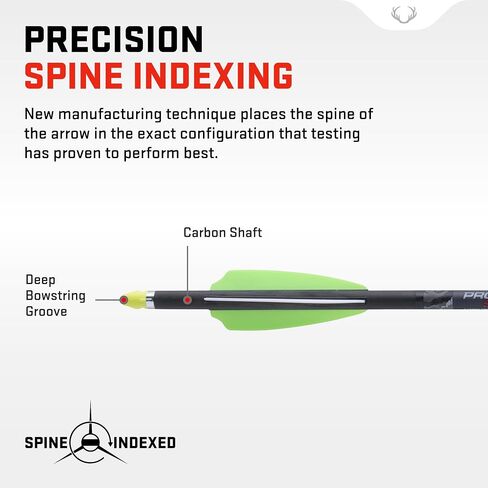 TenPoint Pro Elite 400 Select Arrow - 20-inch, Pack of 6 - Premiere Design for Increased Accuracy on Railed Crossbows | 20-inch, Pack of 6, Premiere Design for Increased Accuracy on Railed in Saudi Arabia