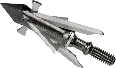 Muzzy Trocar HBX Hybrid 4 Blade Crossbow Broadhead, 100 Grain in Kuwait