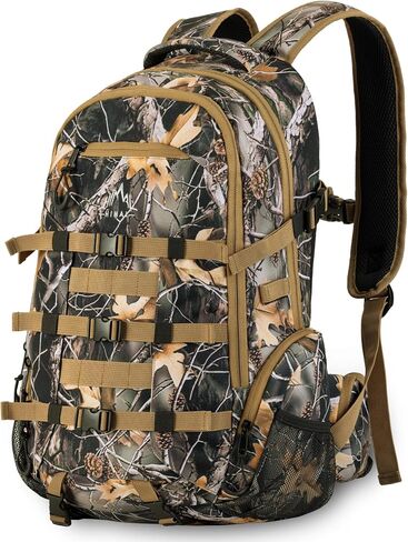 GoHimal Hunting Backpack,30L Camo Daypack for Deer Bowhunting | Waterproof,600D Fabric,Hunting Gear,Rain Cover,Large Capacity，Hunting Day Pack in Saudi Arabia