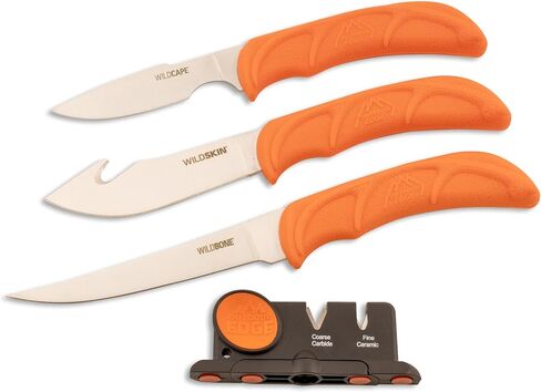 OUTDOOR EDGE WildLite - 6-Piece Field to Freezer Hunting & Game Processing Knife Set with Gut Hook Blade, Caping Knife - Hunting Knives for Gutting Deer with Case - Deer & Elk Accessories in Saudi Arabia