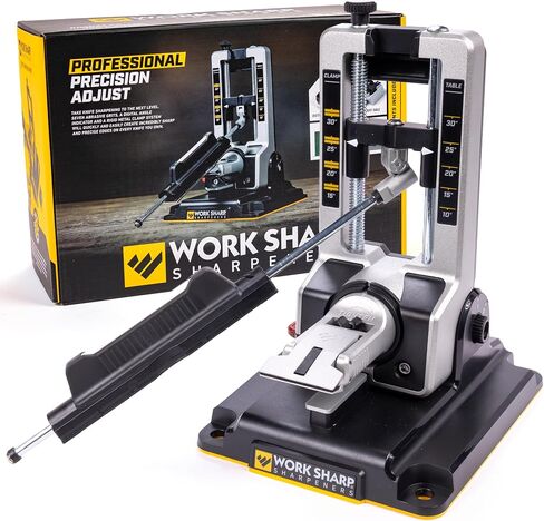 Work Sharp Professional Precision Adjust Knife Sharpener Kit - Complete Sharpening System for Kitchen, Pocket & Hunting Knives - Premium Angle-Guided Sharpening in Saudi Arabia