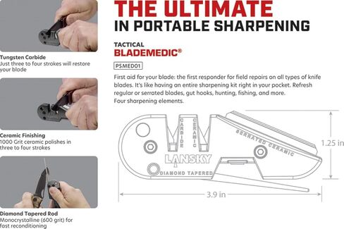 Lanksy Blademedic 4-in-1 Knife Sharpener - PS-MED01 in Saudi Arabia