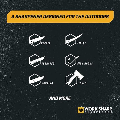 Work Sharp Guided Field Sharpener, Compact Travel Hunting Knife Sharpener Tool in Saudi Arabia