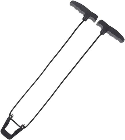 Compound Bow Crossbow Rope Cocking Device Pull Aid 4-Finger Silicone Wrapped Handle Green/Grey in Kuwait