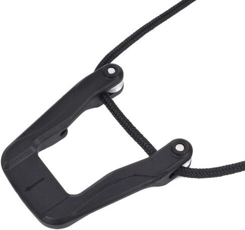 Compound Bow Crossbow Rope Cocking Device Pull Aid 4-Finger Silicone Wrapped Handle Green/Grey in Kuwait