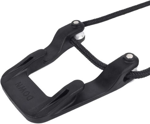 Compound Bow Crossbow Rope Cocking Device Pull Aid 4-Finger Silicone Wrapped Handle Green/Grey in Kuwait