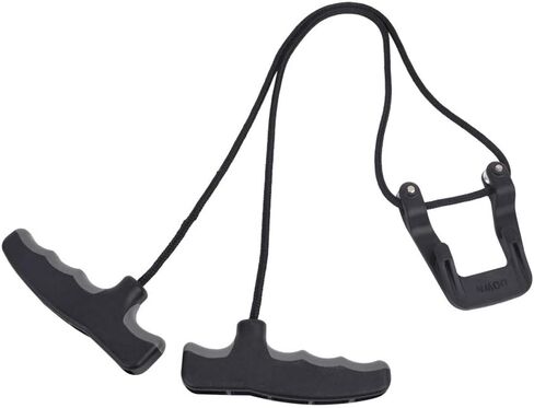 Compound Bow Crossbow Rope Cocking Device Pull Aid 4-Finger Silicone Wrapped Handle Green/Grey in Kuwait