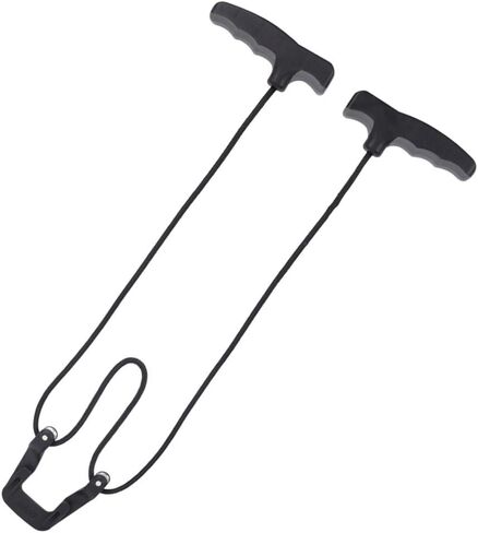 Compound Bow Crossbow Rope Cocking Device Pull Aid 4-Finger Silicone Wrapped Handle Green/Grey in Kuwait
