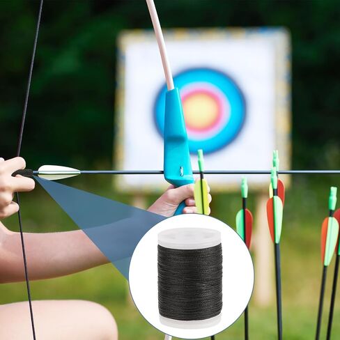 Mozeat Lens 120 yard/110 m Recurve Bow String Serving Thread Nylon Bowstring for Compound Archery Bow Tying Nock Point Compound Bow Accessories in Saudi Arabia