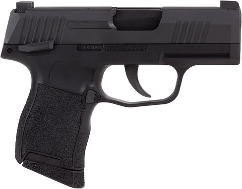 Sig Sauer P365 4.5mm Steel BB Cal. CO2-Powered Semi-Automatic Air Pistol | 20rd BB Magazine & Green High Visibility 3-Dot Fixed Sights Included in Kuwait