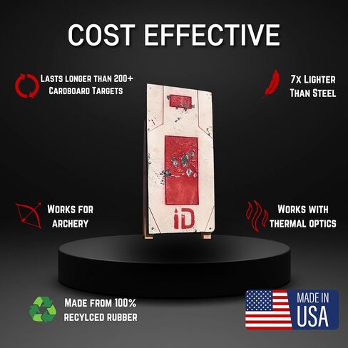 ID Self Healing C-Zone Infinity Target | Long-Lasting Shooting Target | Reactive Training Target | Universal Mounting | High-Impact Resistance | Range Practice in Saudi Arabia
