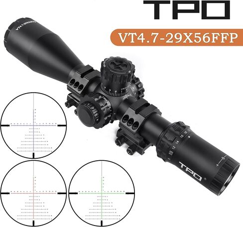 نطاق البندقية 4.7-29X56FFP أنبوب 35 مم المستوى البؤري الأول | VT4.7-29X56FFP، تعديل المنظر الجانبي، نطاق البندقية طويل المدى in Kuwait