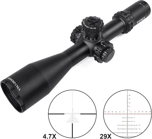 نطاق البندقية 4.7-29X56FFP أنبوب 35 مم المستوى البؤري الأول | VT4.7-29X56FFP، تعديل المنظر الجانبي، نطاق البندقية طويل المدى in Kuwait