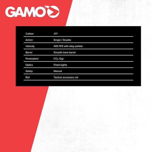 Gamo Swarm Magnum PRO 10X GEN3i Inertia Fed Break Barrel Air Rifle | High-Power Magnum Gas Piston - Upgraded Multi-Shot Loader System - Heavy Sound Dampening Over The Barrel in Kuwait
