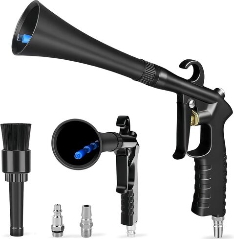 Car Cleaning Gun Detailing Interior Dryer Air Blow Gun, High Pressure Blower Gun, Car Detailing Kit for Quickly Blasting Dirt and Dust Works, Car Detailing Tools with Air Compressor in Saudi Arabia