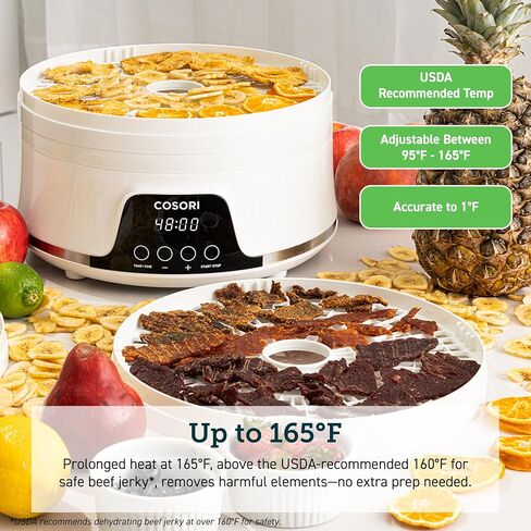 Cosori Food Dehydrator, 5 BPA-Free Trays, 165°F Temperature Control, 350W in Saudi Arabia