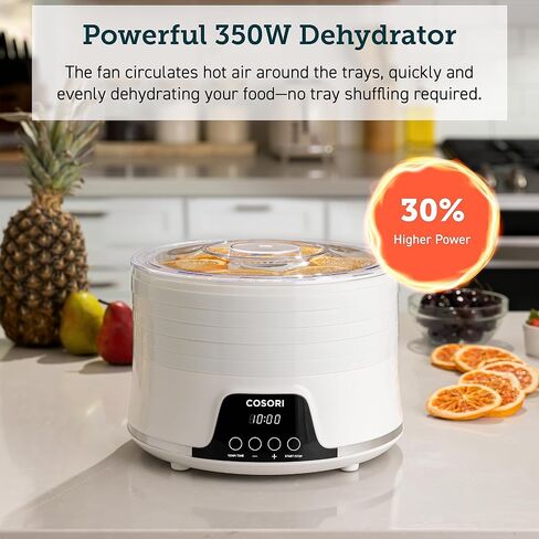 Cosori Food Dehydrator, 5 BPA-Free Trays, 165°F Temperature Control, 350W in Saudi Arabia